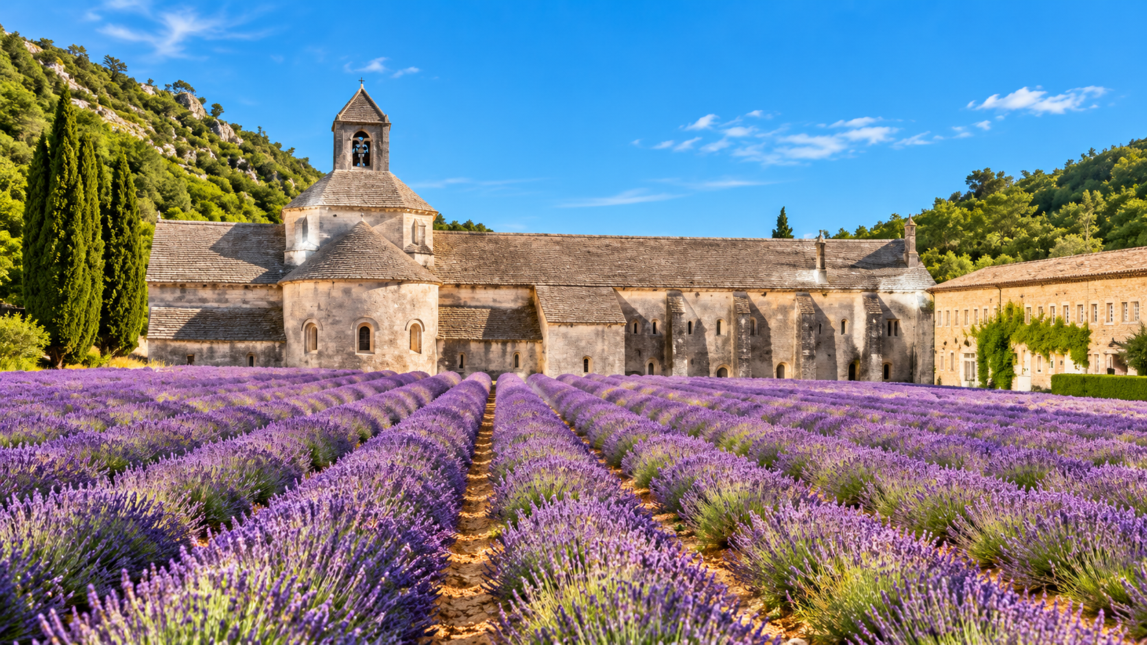 Abbaye de Sénanque near Gordes, Provence, France