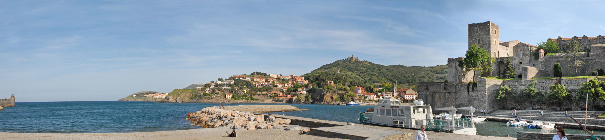 The harbour and royal castle of Collioure